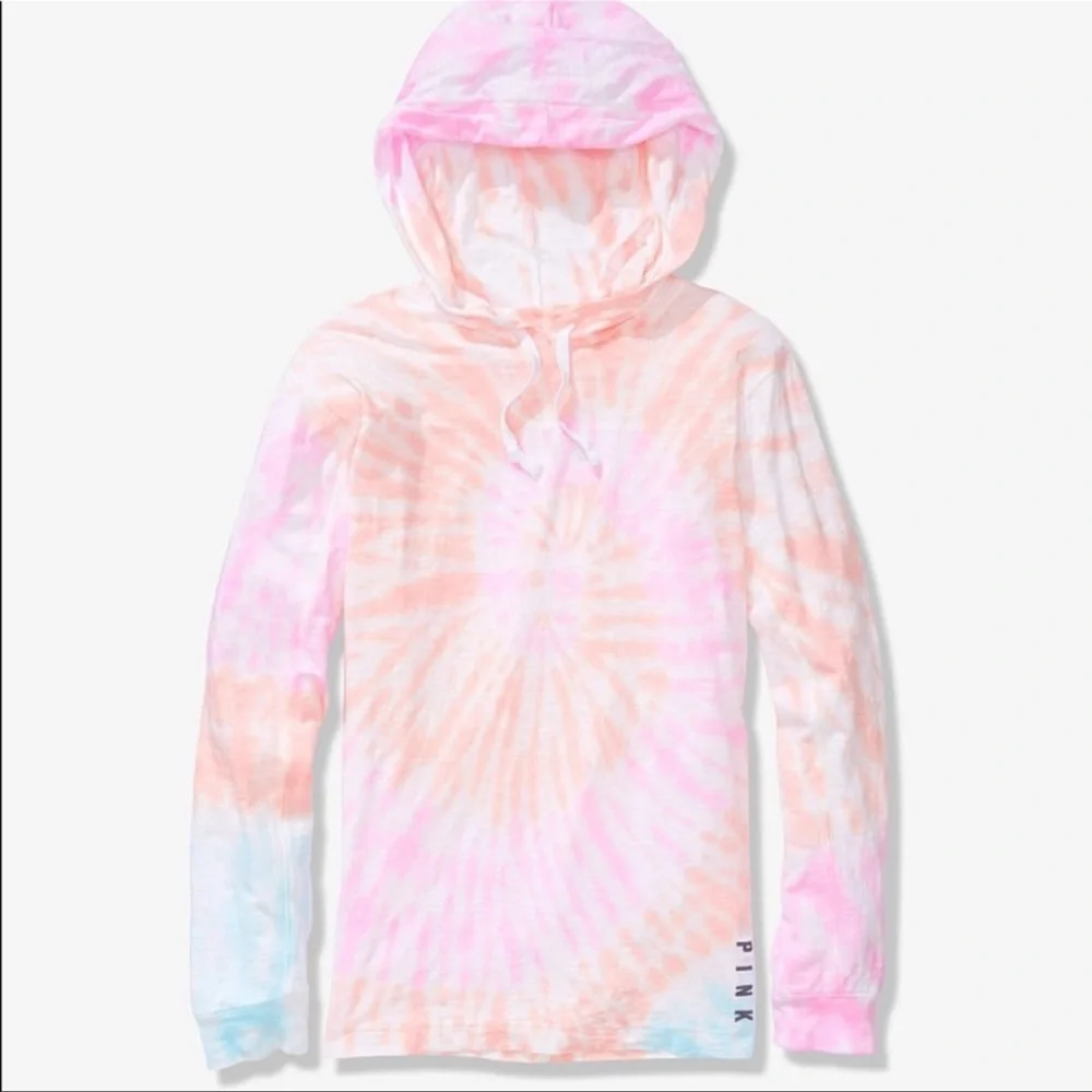 NWT VS PINK SMALL/MEDIUM TIE DYE BLING SET - Picture 2 of 9